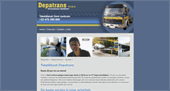 Desktop Screenshot of depatrans.be